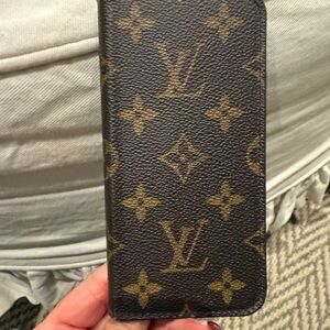 Louis Vuitton Monogram Iphone Case. From 2018 collection. 6” height 3” width